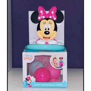 Disney Bath Time Basketball Hoop Game Minnie Mouse NEW